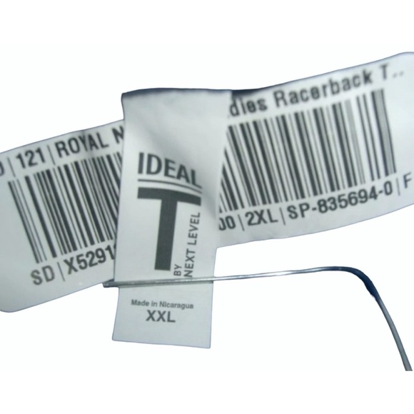 Next Level Tank Top Blue Racerback Rooster Funny Comedy Summer Retro Plus 2X XXL - Picture 5 of 8